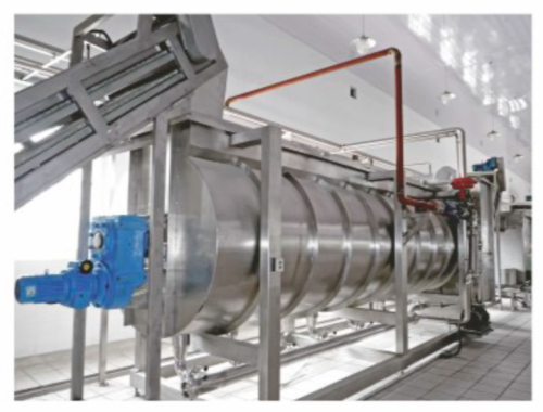 螺旋式连续预煮机 