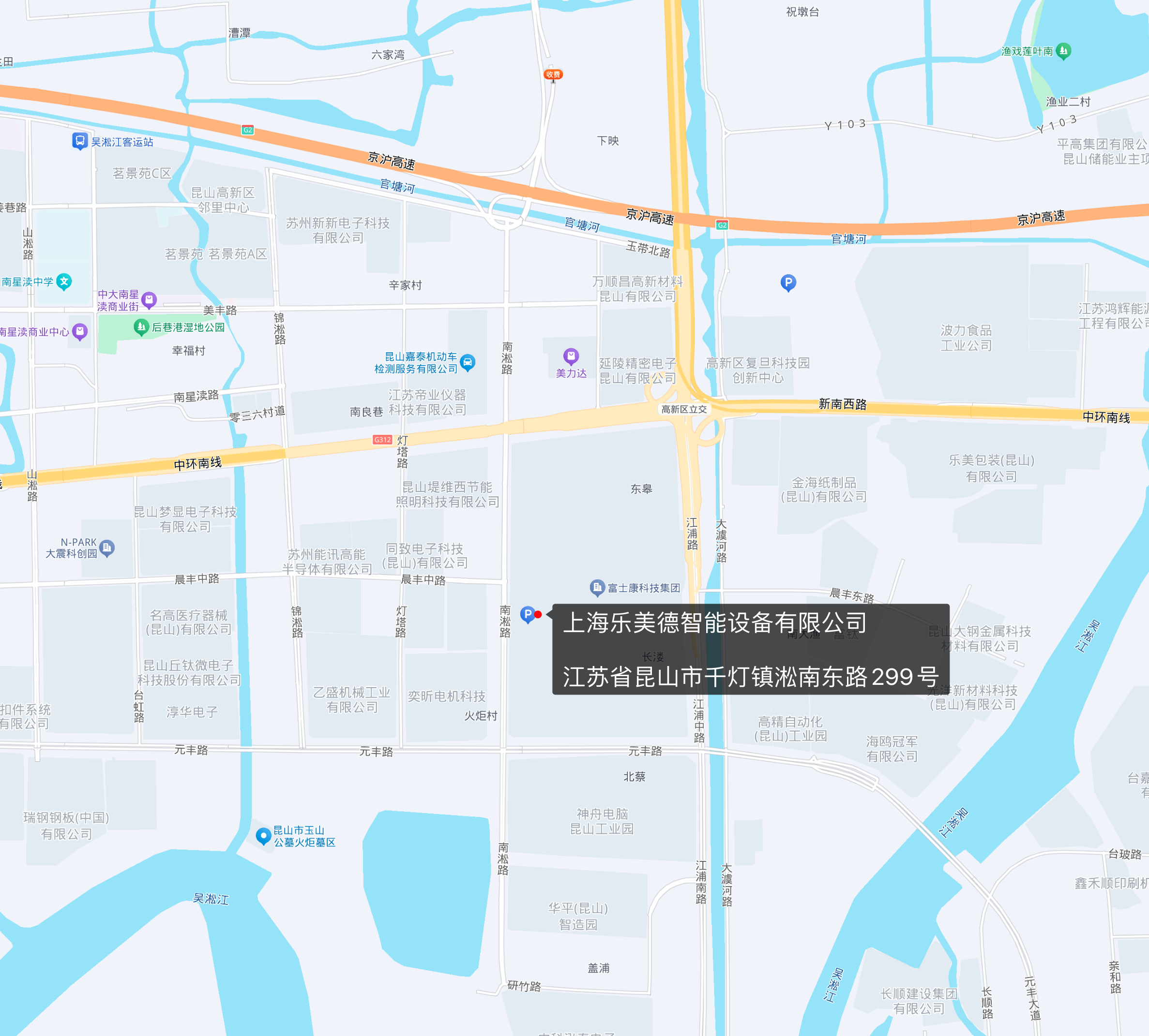 上海乐美德智能设备有限公司地图